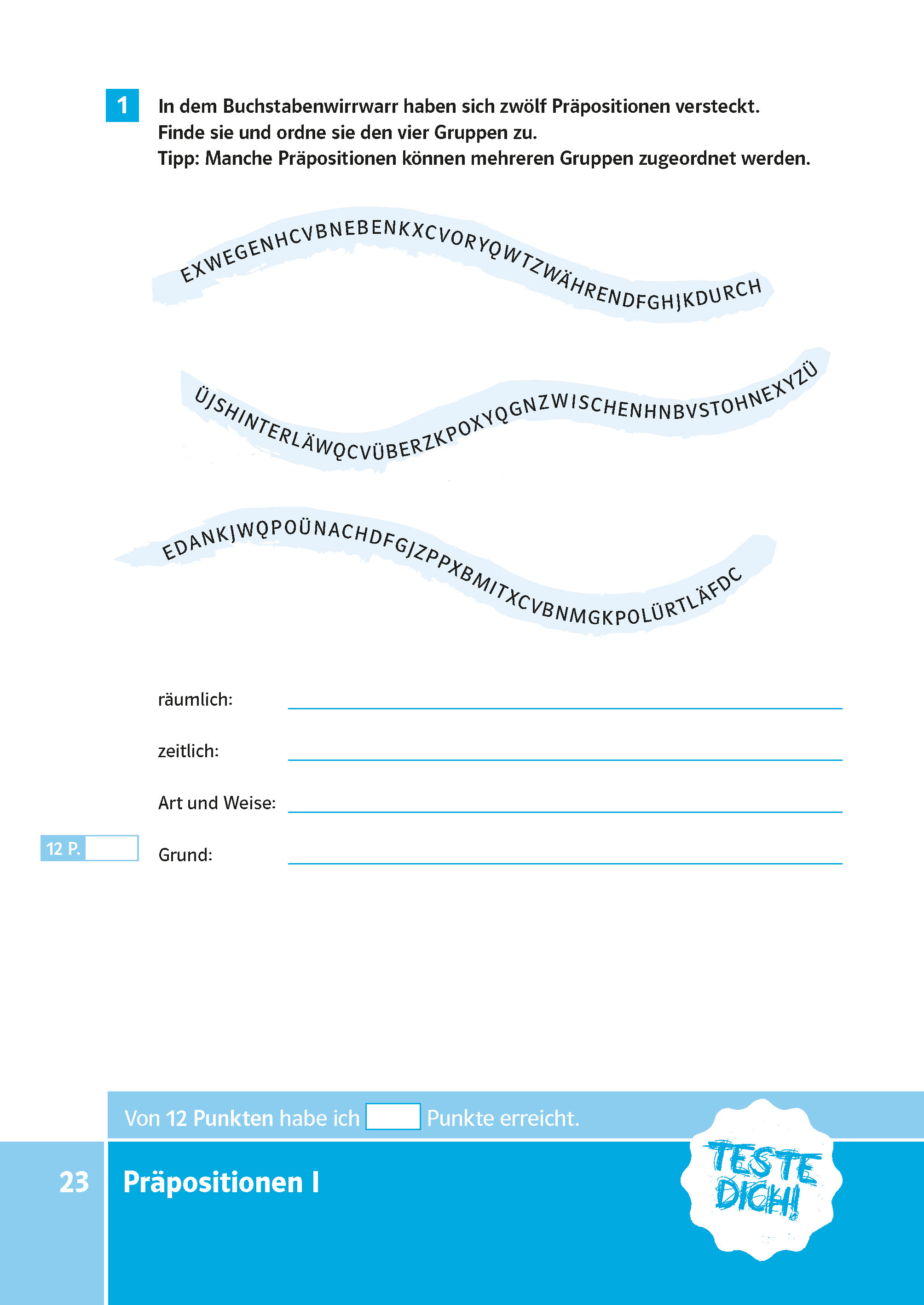 PONS Der große Testblock Deutsch 5./6. Klasse