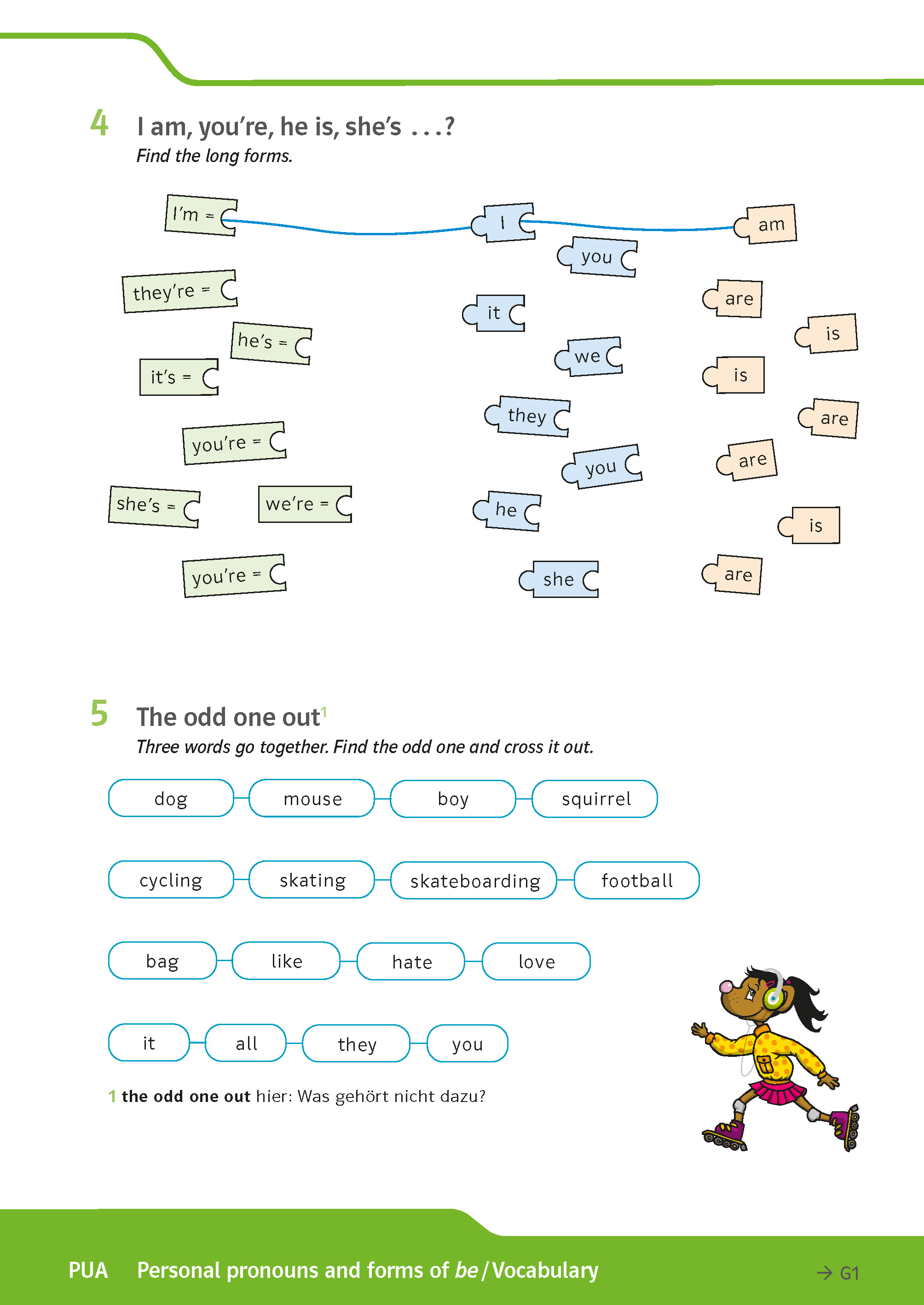 Green Line 1 G9 (ab 2019) Klasse 5 - Übungsblock zum Schulbuch