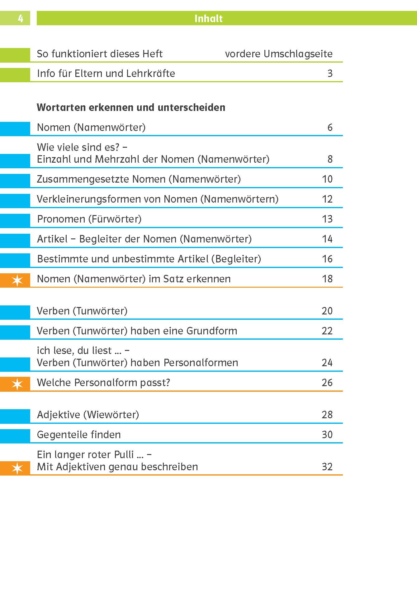 Klett Die Deutsch-Helden: Grammatik 2. Klasse