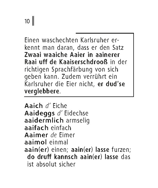 Langenscheidt Lilliput Badisch