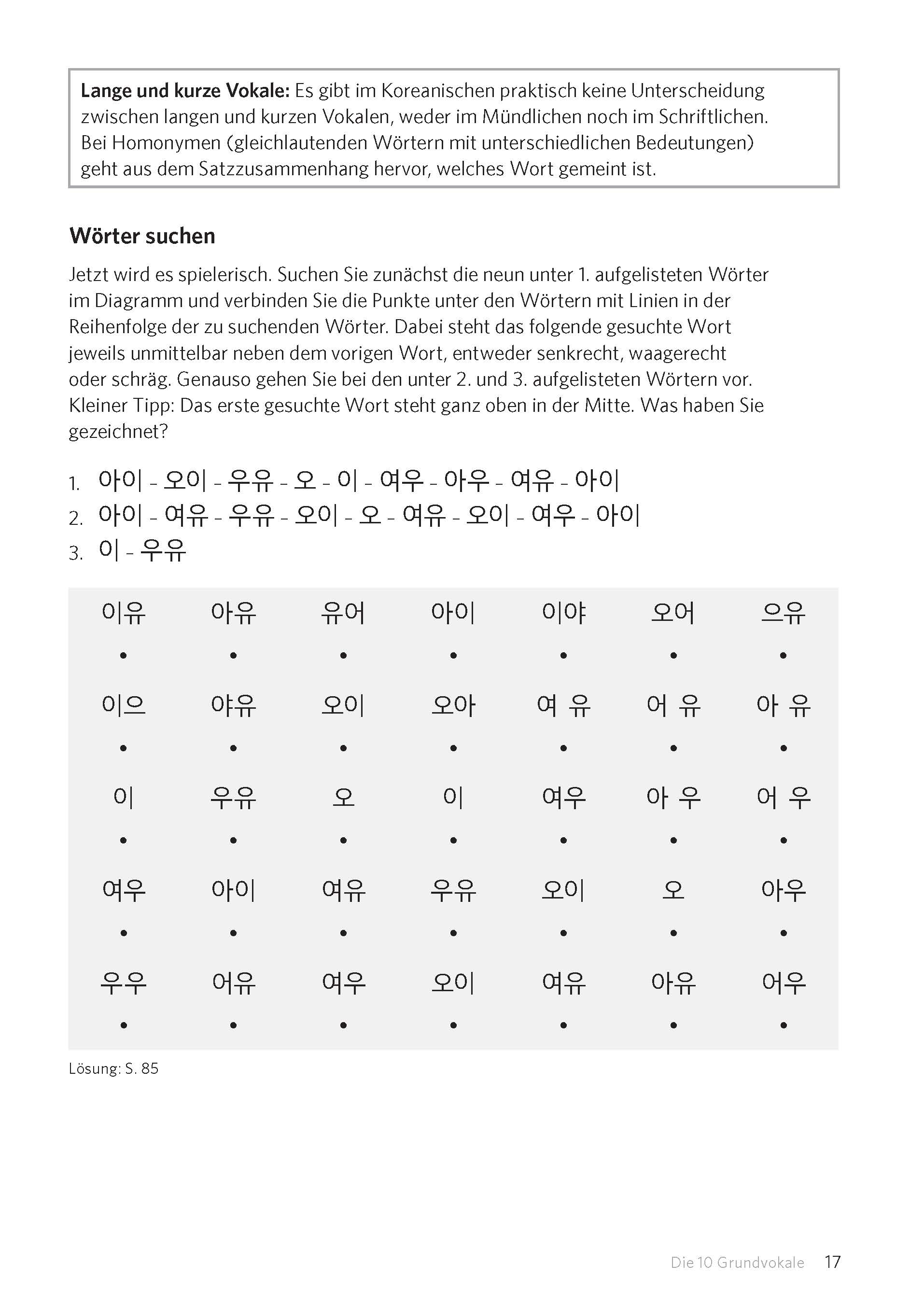 PONS Schreiben üben! Koreanisch