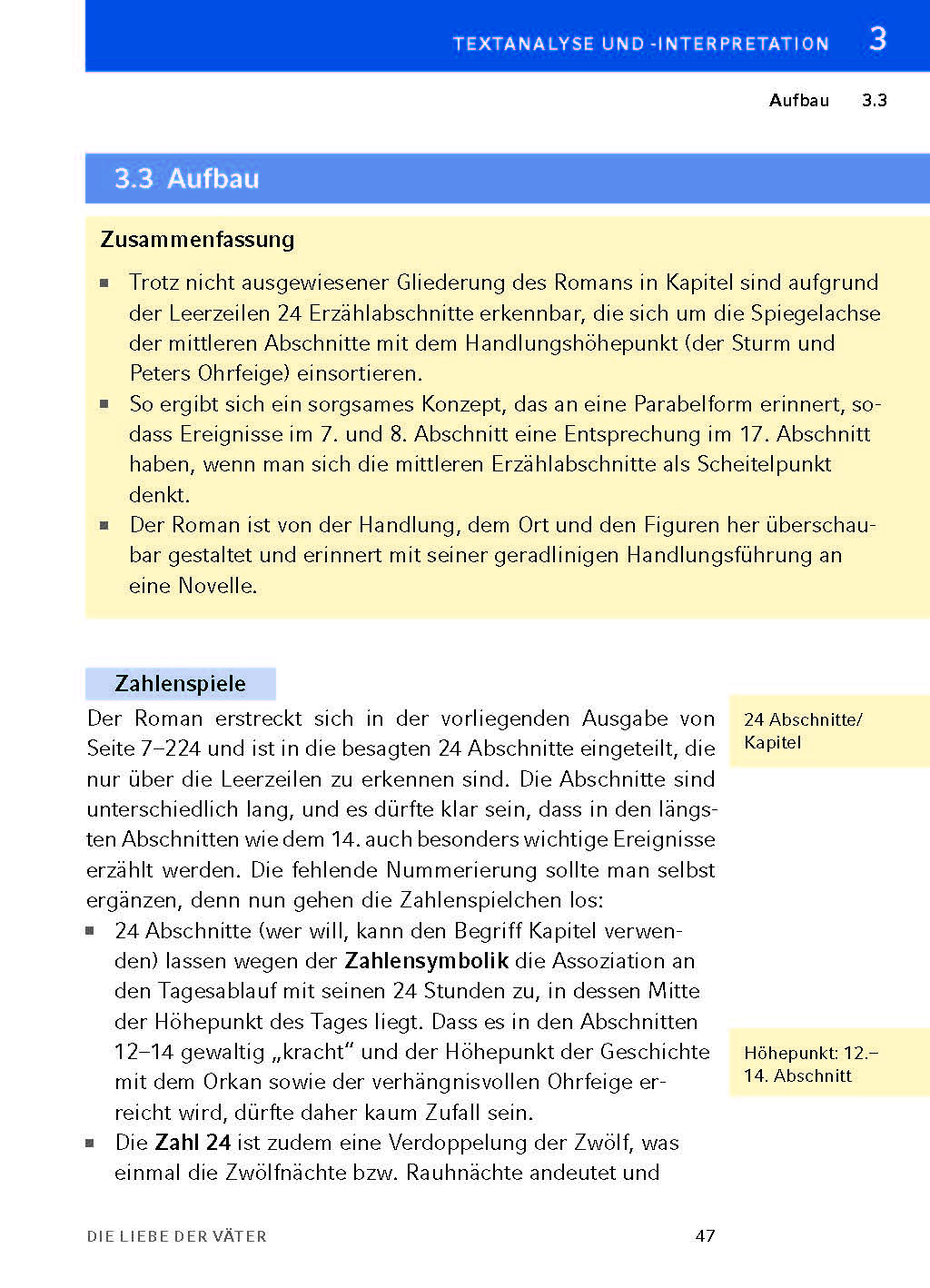 Die Liebe der Väter von Thomas Hettche - Textanalyse und Interpretation