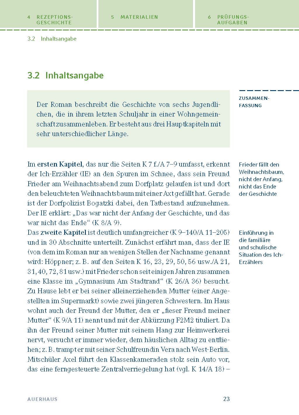 Königs Erläuterungen: Auerhaus von Bov Bjerg.