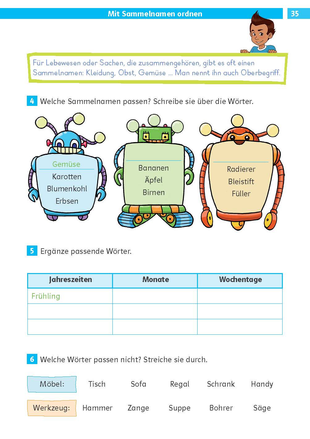 Klett Die Deutsch-Helden: Grammatik 2. Klasse