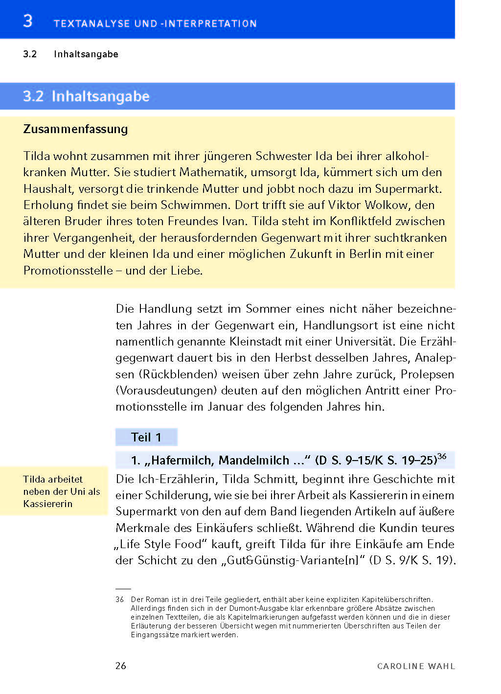 22 Bahnen von Caroline Wahl