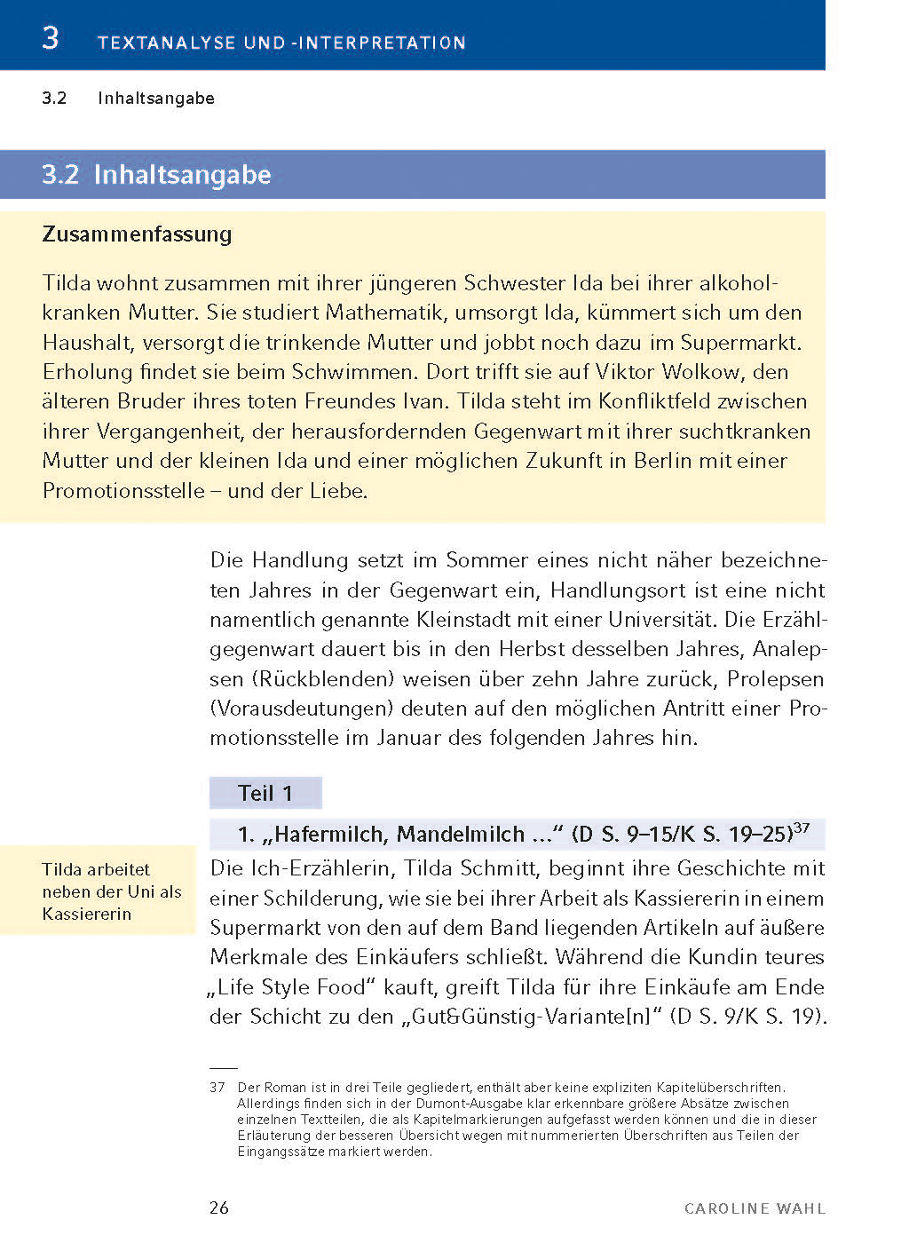 22 Bahnen von Caroline Wahl