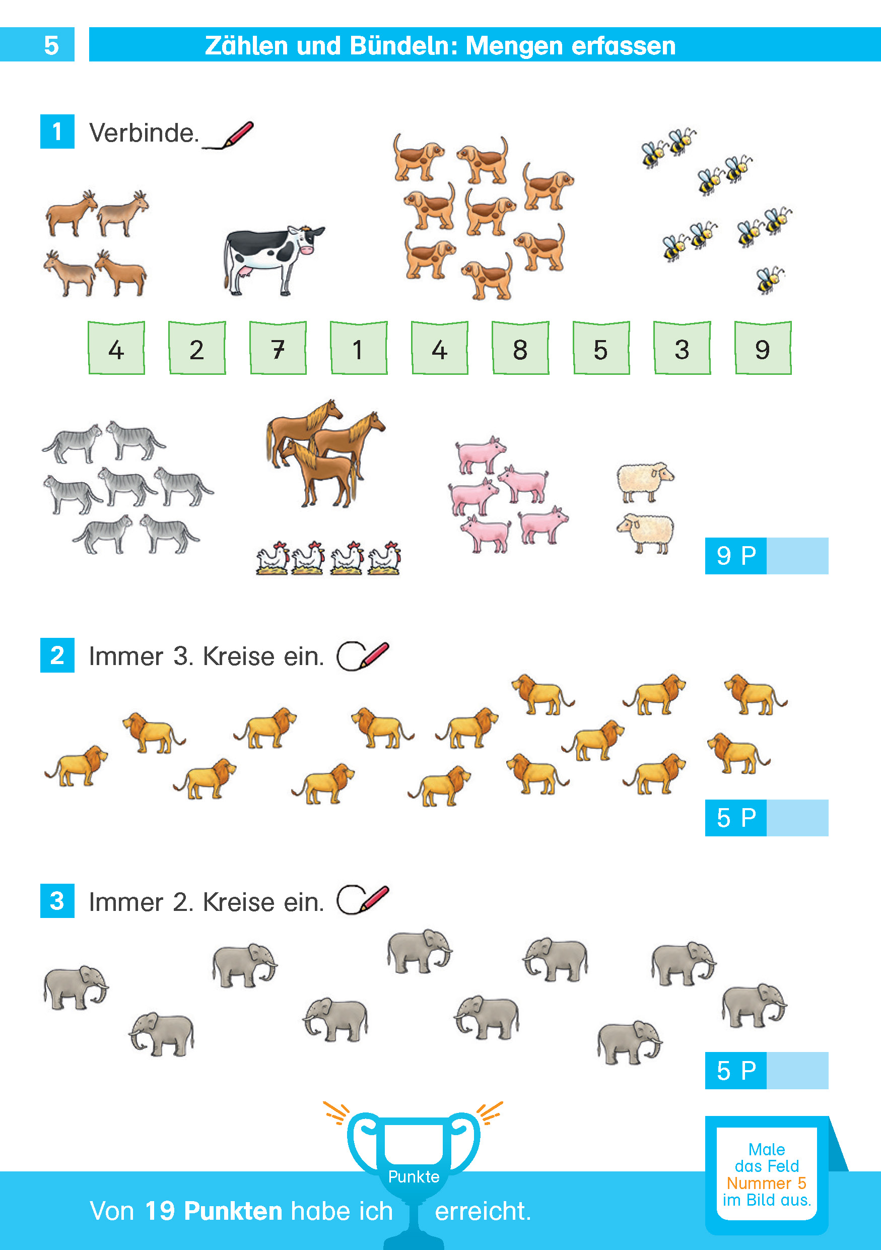 Klett Die Mathe-Helden: Mathe-Testblock So gut bin ich! 1. Klasse