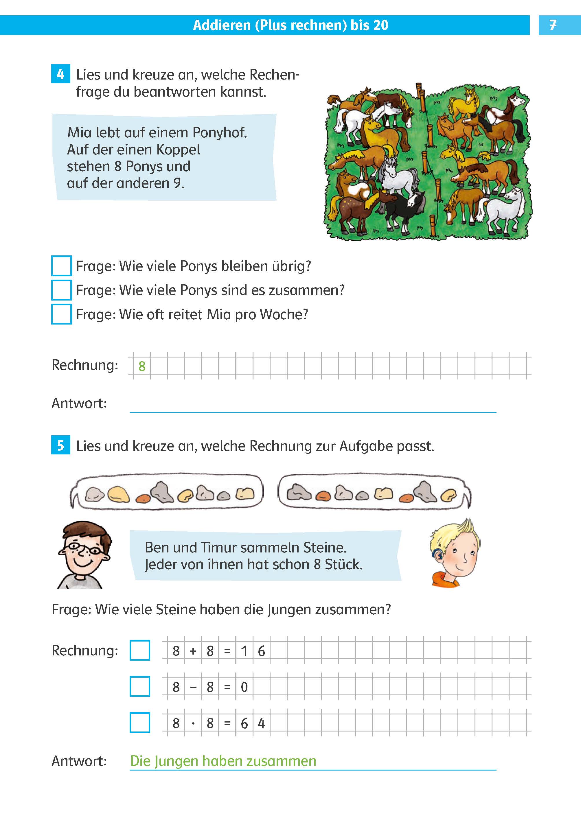 Klett Die Mathe-Helden: Rechengeschichten und Textaufgaben 2. Klasse